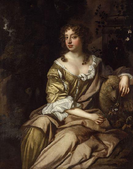 Sir Peter Lely Possibly portrait of Nell Gwyn oil painting picture